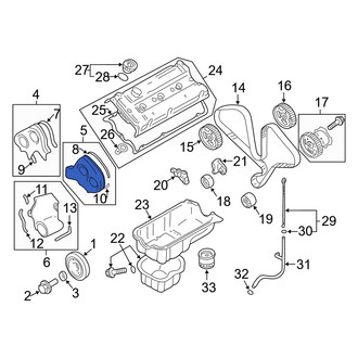 Kia OE - Left Upper Engine Timing Cover