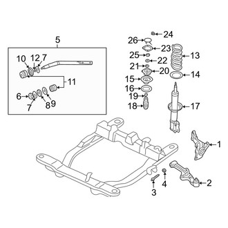Kia OE - Front Suspension - Suspension Components (EX / LX)