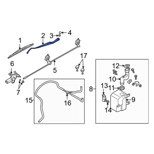 Windshield Wiper Arm