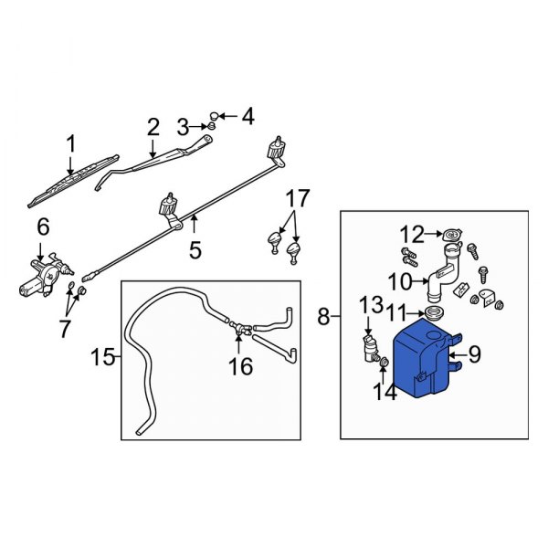 Washer Fluid Reservoir