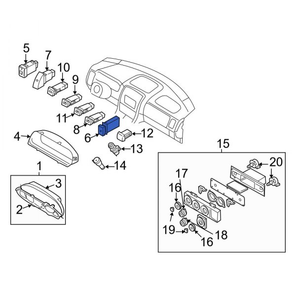 Windshield Wiper Switch