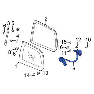 Kia OE - Front Left Window Motor
