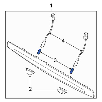 Kia OE - License Plate Light Bulb