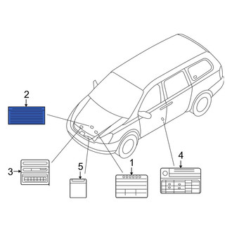 Kia OE - Air Bag Information Label
