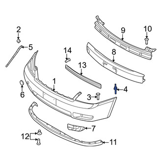Kia OE - Front Bumper Cover Rivet