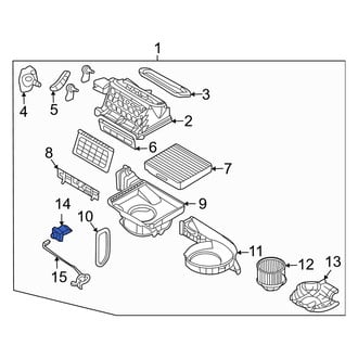 Kia OE - Front HVAC Blower Motor Resistor