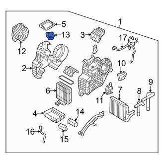 Kia OE - Front HVAC Blower Motor Resistor