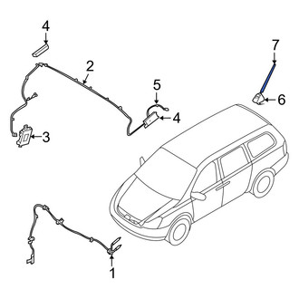Kia OE - Radio Antenna Mast