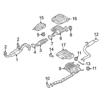 Kia OE - Exhaust System - Exhaust Components