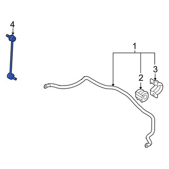 Kia OE - Front Right Suspension Stabilizer Bar Link