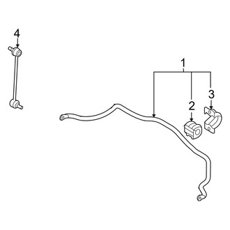 Kia OE - Front Suspension - Stabilizer Bar & Components