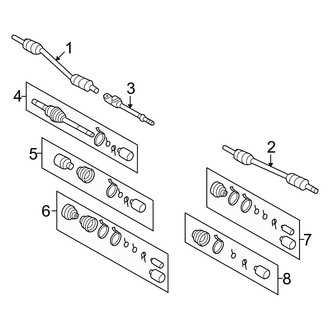Kia OE - Front Suspension - Drive Axles