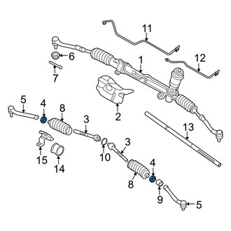 Kia OE - Inner Steering Tie Rod Nut