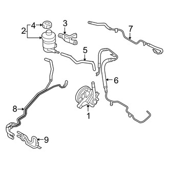Kia OE - Steering Gear & Linkage - Pump & Hoses
