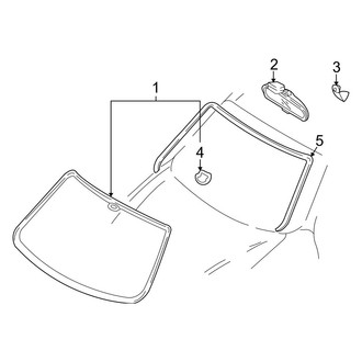 Kia OE - Windshield - Reveal Moldings
