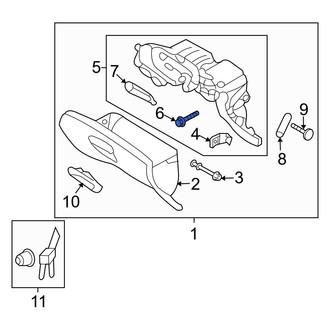 Kia OE - Glove Box Bolt