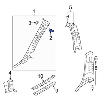 Kia OE - Body A-Pillar Trim Panel Clip