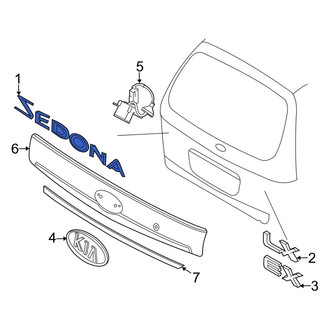 Kia OE - Rear Hatch Emblem
