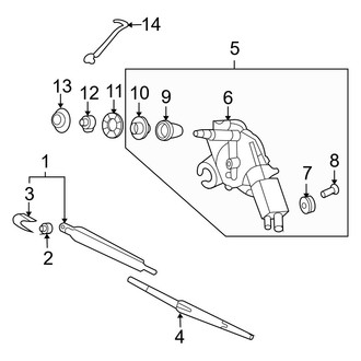 Kia OE - Lift Gate - Wiper & Washer Components