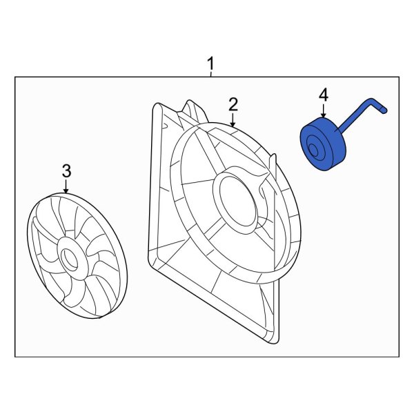 A/C Condenser Fan Motor