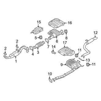Kia OE - Exhaust System - Exhaust Components