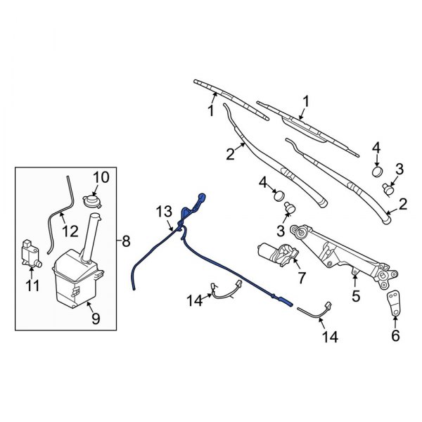 Windshield Washer Hose