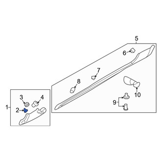Kia OE - Fender Molding Nut