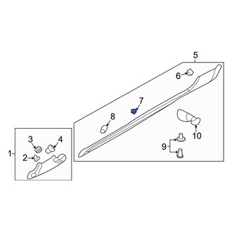 Kia OE - Fender Molding Nut