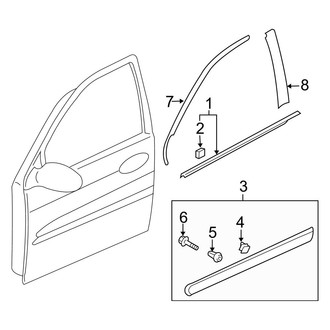 Kia OE - Front Door - Exterior Trim
