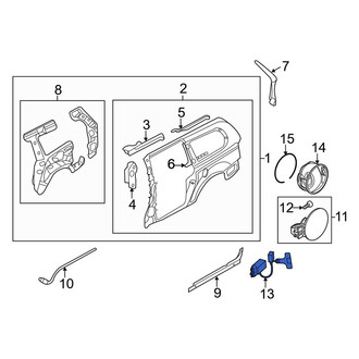 Kia OE - Fuel Door Release Handle