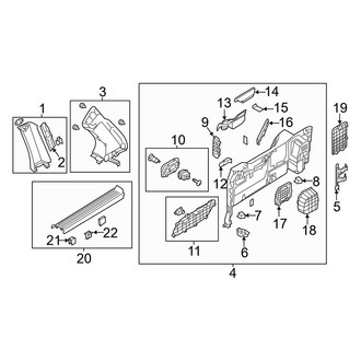 Kia OE - Side Panel - Interior Trim (Driver Side)