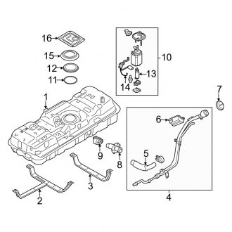 2014 Kia Sedona OEM Fuel System Parts | Pumps, Lines — CARiD.com