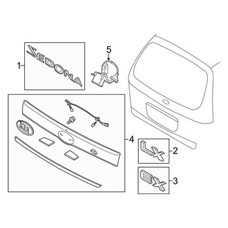 Kia OE - Lift Gate - Exterior Trim