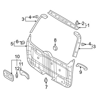Kia OE - Lift Gate - Interior Trim