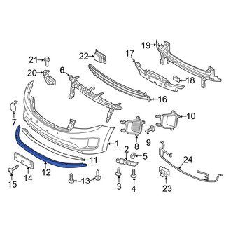 Kia OE - Front Radiator Support Air Deflector