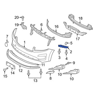 Kia OE - Right Bumper Cover Bracket