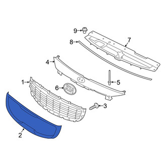 Kia OE - Front Upper Grille Molding