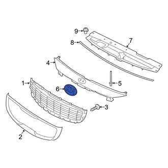 Kia OE - Front Bumper Cover Emblem