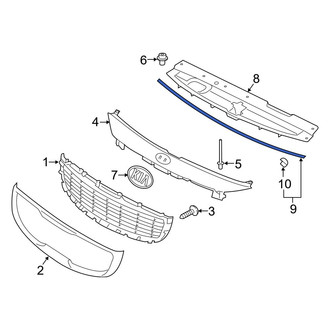 Kia OE - Radiator Support Access Cover Seal