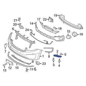 Kia OE - Right Bumper Cover Bracket