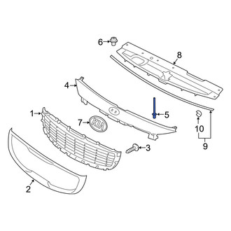 Kia OE - Front Bumper Cover Retainer