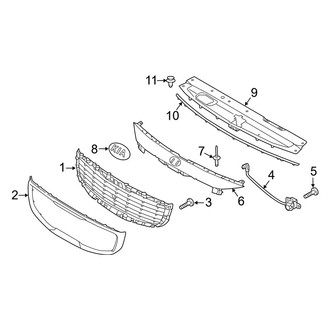 Kia OE - Front Bumper & Grille - Grille & Components (SXL)