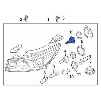 Kia OE - Front Headlight Bulb