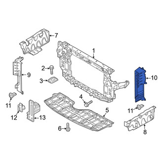 Kia OE - Front Left Radiator Support Air Deflector