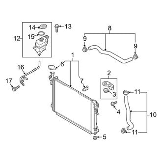 Kia OE - Cooling - Radiator & Components