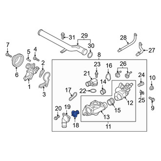 Kia OE - Engine Coolant Thermostat