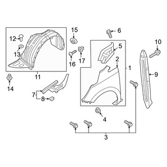 Kia OE - Fender & Components