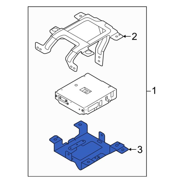 Mobile Phone Control Module Bracket