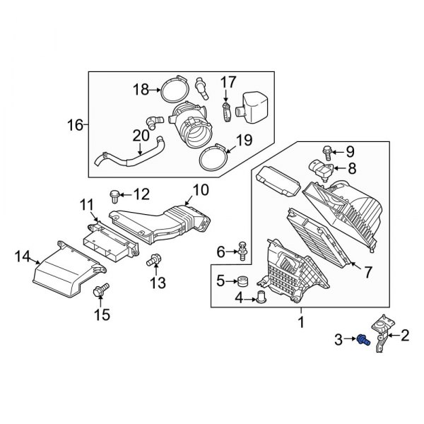 Air Filter Housing Bolt