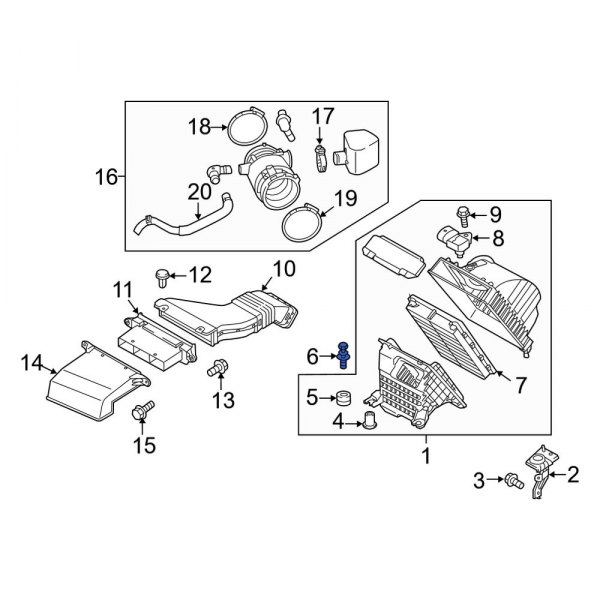 Air Filter Housing Bolt